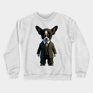 Chihuahua gentleman Crewneck Sweatshirt